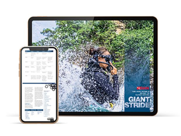 DAN benefits giant stride for new divers