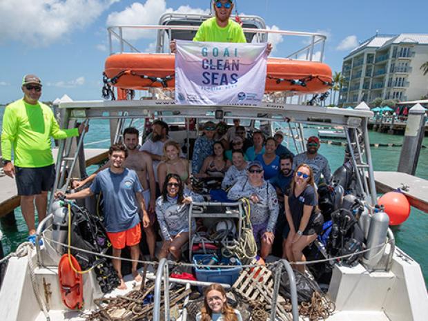 a group of ocean conservationists