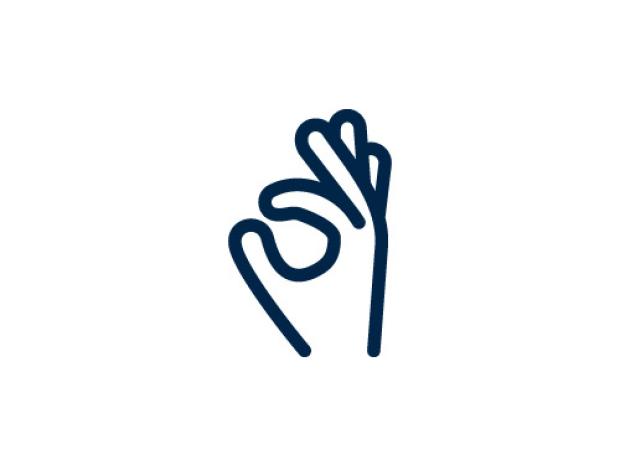hand signal icon